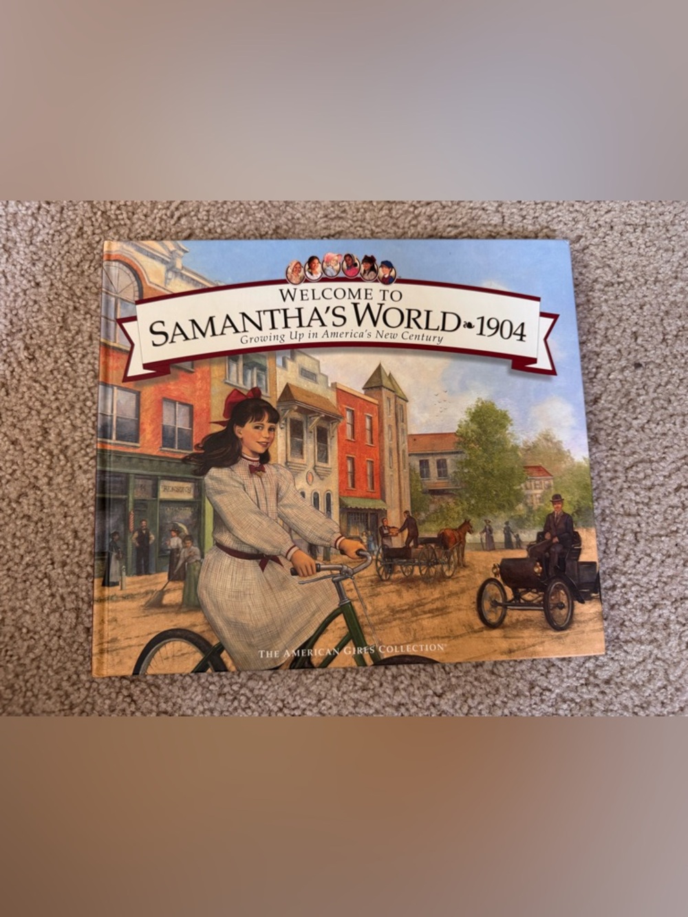 American Girl Samantha vintage book and paper dolls